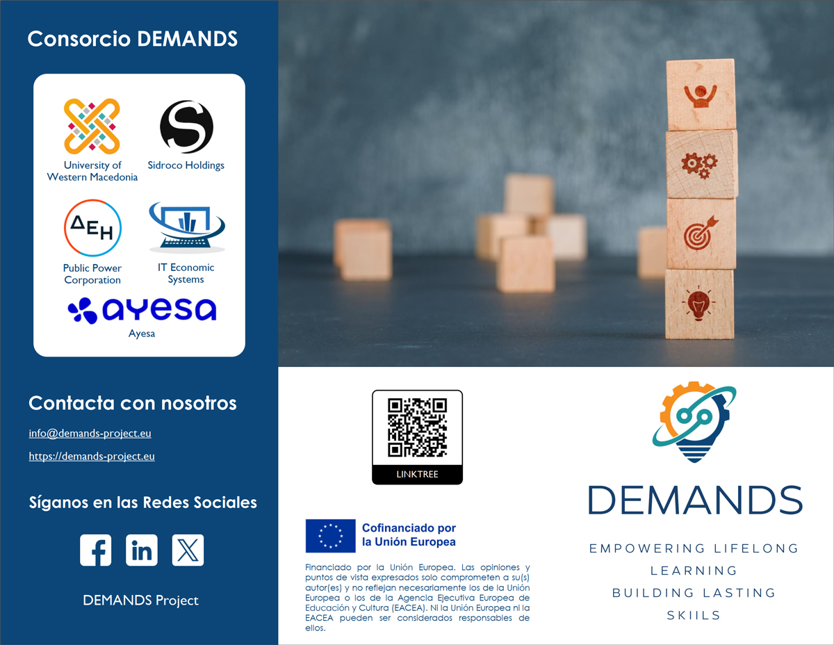 DEMANDS project greek leaflet 
